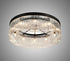 Burnaby Round Pendant/Semi Flush 10 Light Brown Oxide Large